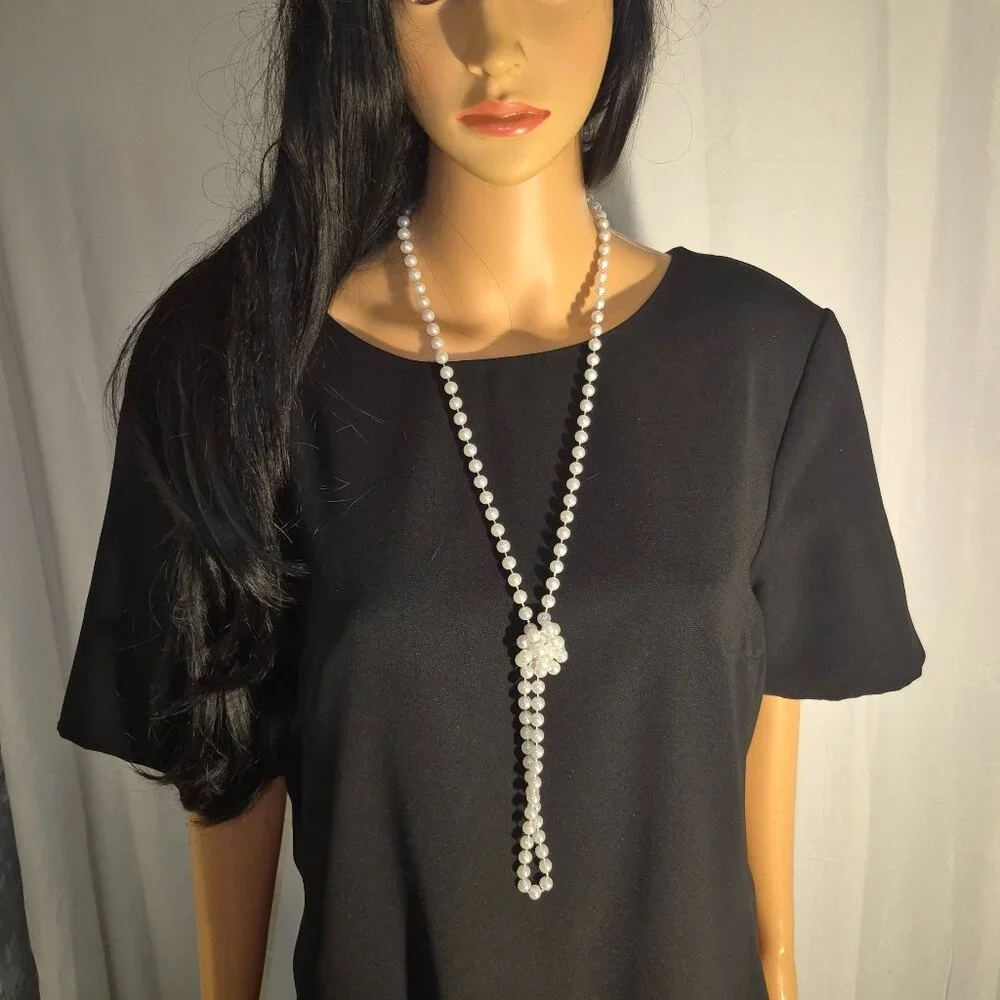 J.G. Hook Long black dress in size 18W - Picture 8 of 16